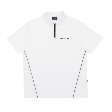 Polo Disturb Athletics Zip Off White 
