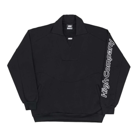 Polo High Sweatshirt Sportif Black