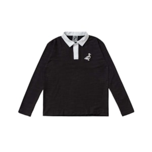 Polo Mad Enlatados Longsleeve Black