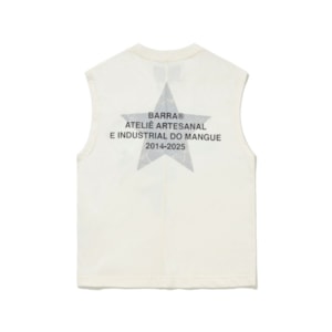 Regata Barra Crew Brasil Estencil Off White