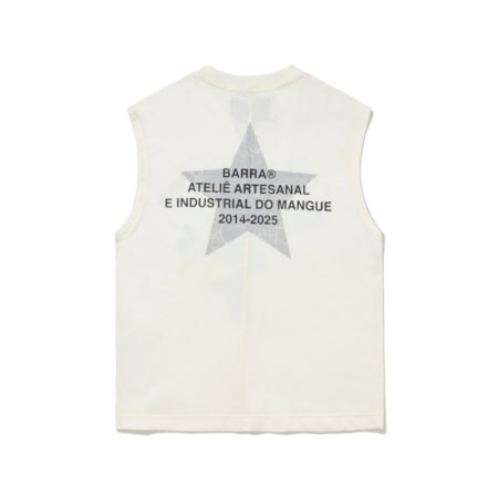 Regata Barra Crew Brasil Estencil Off White