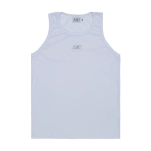 Regata Plano C Ribbed Logo Branco