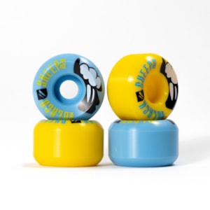 Roda Black Sheep Importada Dual Colors Blue Yellow 54MM 102A
