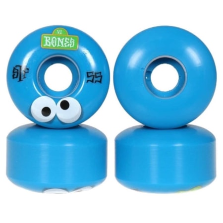 Roda Bones STF Googly Blues 55MM V4 Blue