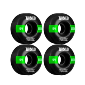 Roda De Skate Bones Og Formula V4 100S 54MM Black Green