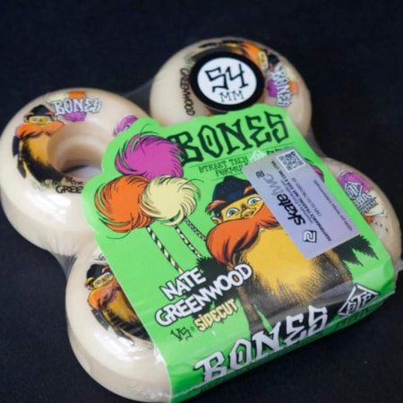 Roda De Skate Bones STF The Greenwood 54MM V5 99A 