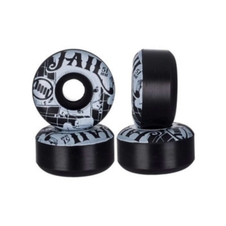 Roda Jail Natural 51mm Preto