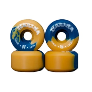 Roda Narina Skate Type Duo Color Azul Marrom 53MM
