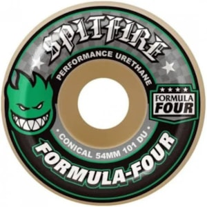 Roda Spitfire Formula Four Conical Green Print 54MM 101A