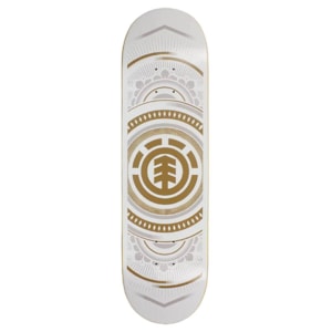 Shape Maple Element Hatched White Gold 8.180