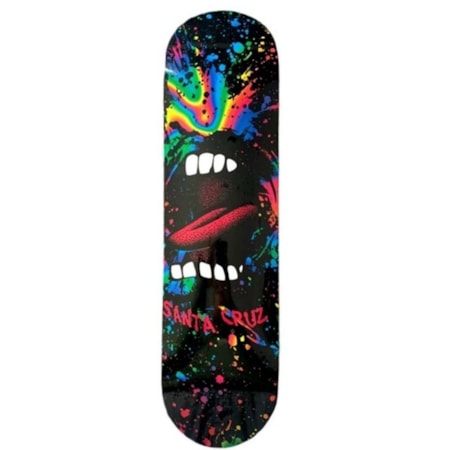 Shape Santa Cruz Powerlyte Big Mouth Splatter Black 8.0