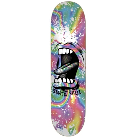 Shape Santa Cruz Powerlyte Big Mouth Splatter Pink 7.9