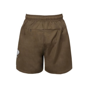 Short Barra Crew B Refletivo Marrom