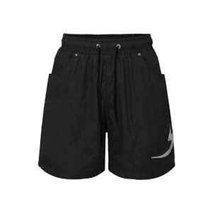 Short Barra Crew B Refletivo Preto