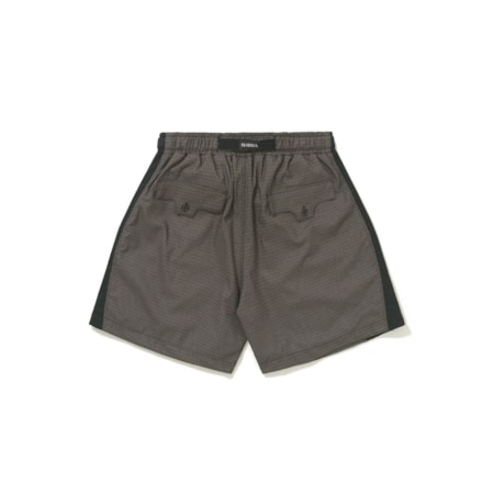 Short Barra Crew Garça Xadrez 