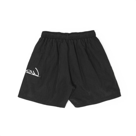 Short Barra Crew Signature Refletivo Preto