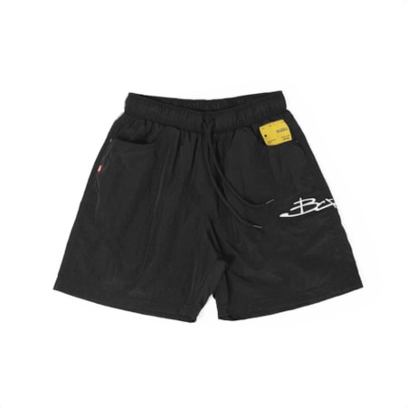 Short Barra Crew Signature Refletivo Preto