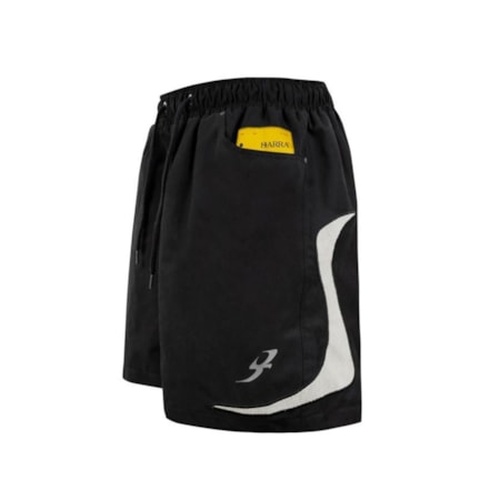 Shorts Barra Crew B Textura Preto 