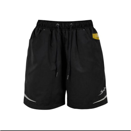 Shorts Barra Crew B Textura Preto 