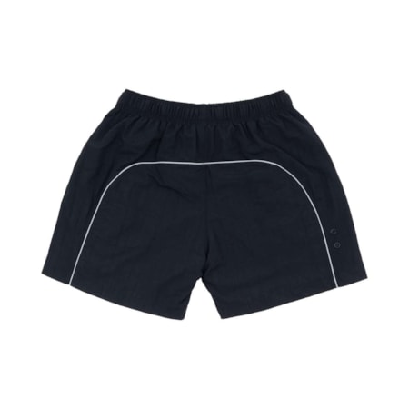 Shorts Barra Crew Goods B Refletivo Preto