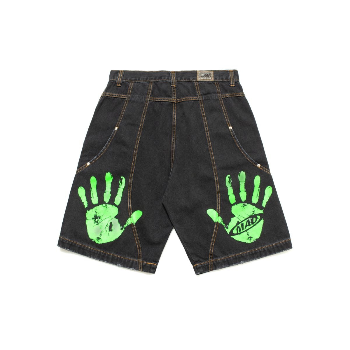 Shorts Jeans Mad Enlatados Greenprint - Prince Of Streets
