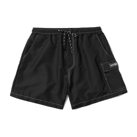 Shorts Mvrk Contraste Preto