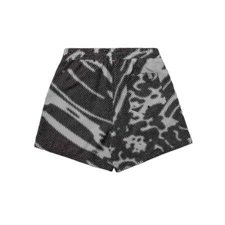 Shorts Mvrk Full Print Preto Cinza