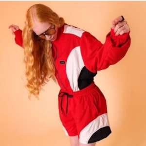 Shorts Vihe Nylon Red