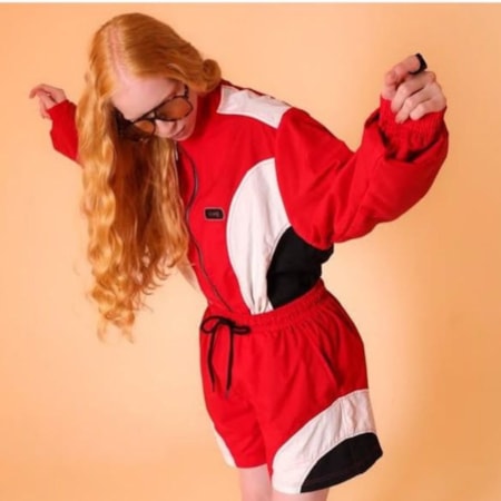 Shorts Vihe Nylon Red