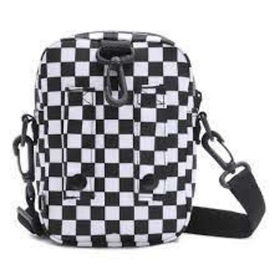 Shoulder Bag Vans New Varsity Checkerboard Black White VN0A5FGKHU0