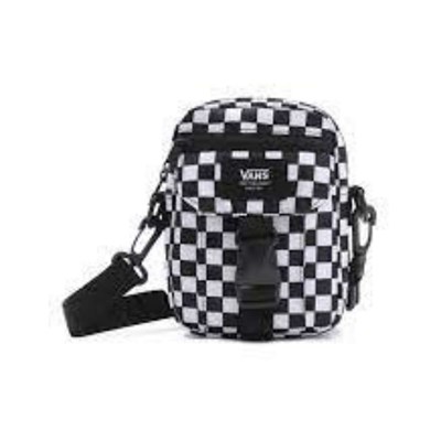 Shoulder Bag Vans New Varsity Checkerboard Black White VN0A5FGKHU0