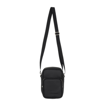 Shoulderbag Disturb Cursive Leather Bag Black