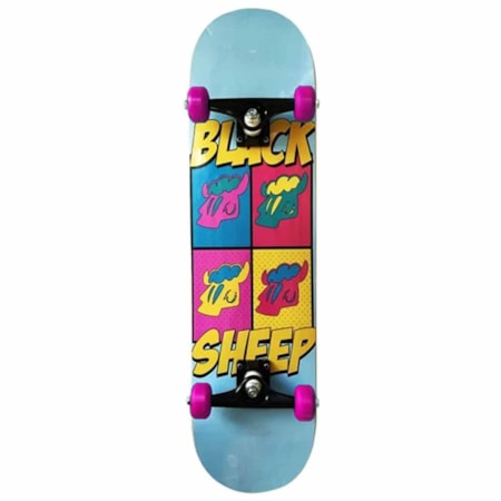 Skate Completo Black Sheep Four Face Rosa