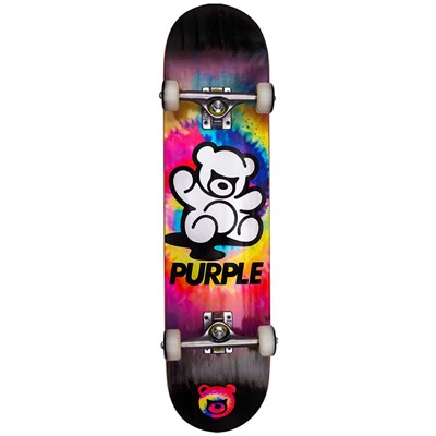 Skate Completo Purple Iniciante Tie Dye