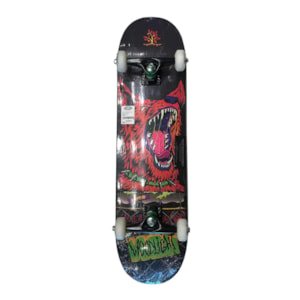 Skate Completo Wood Light Dog Preto