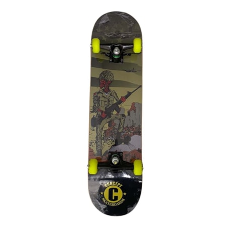 Skate Montado Iniciante Concept Skateboards Soldado