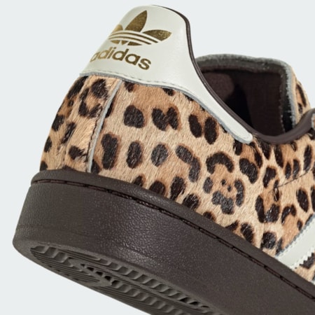 Tênis Adidas Superstar Dark Brown Ivory Gold Metallic KI4203