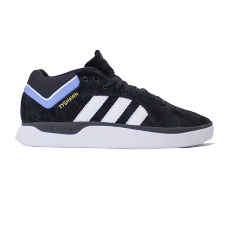 Tênis Adidas Tyshawn Black White Blue