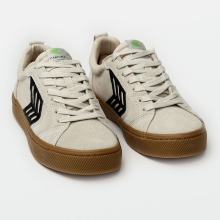 Tênis Cariuma Catiba Pro Low Off White Gum Black 