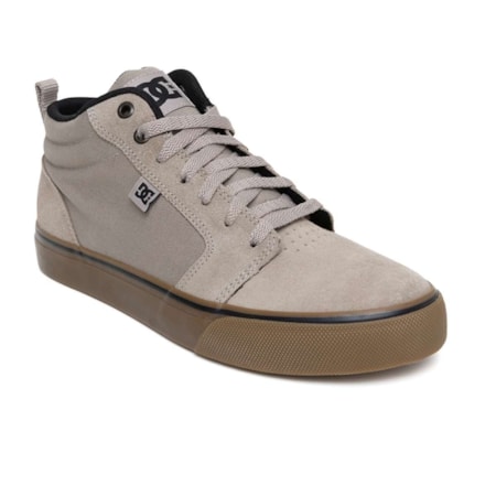 Tênis Dc Shoes Anvil La Mid Grey Grey Gum