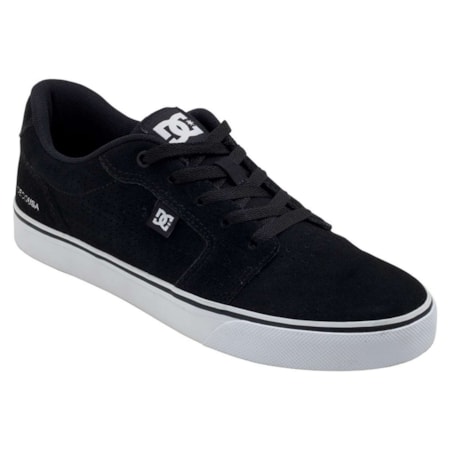 Tênis Dc Shoes Anvil La Se Black White 