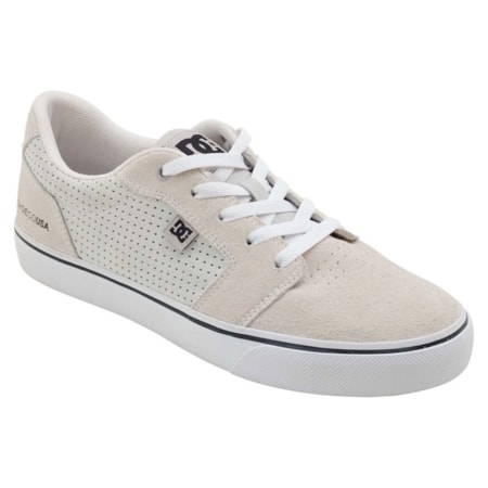 Tênis Dc Shoes Anvil La Se White White Black