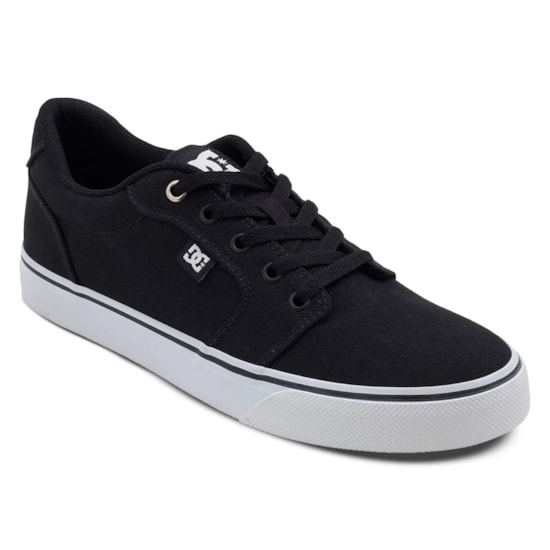 Tênis Dc Shoes Anvil Tx Black Black White - Prince Of Streets
