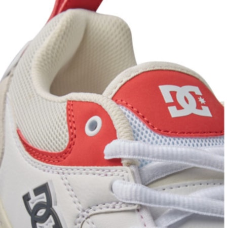 Tênis Dc Shoes Ascend S Imp White Red ADYS100852WRD