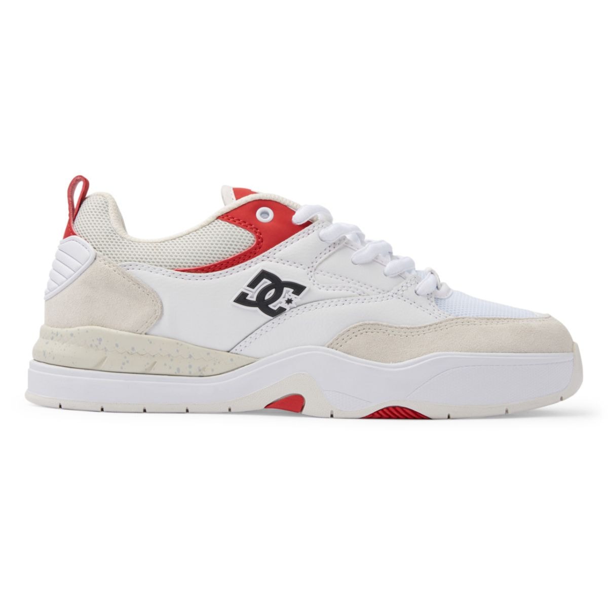 Tênis Dc Shoes Ascend S Imp White Red ADYS100852WRD - Prince Of