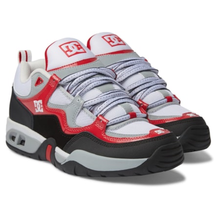 Tênis Dc Shoes Ben G Black White Red ADYS100797XKWR