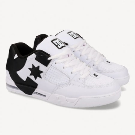 Tênis Dc Shoes Command Imp White Black 