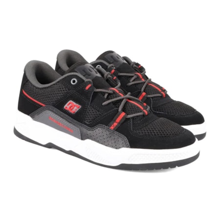 Tênis Dc Shoes Construct Imp Black Red ADYS100822BLR