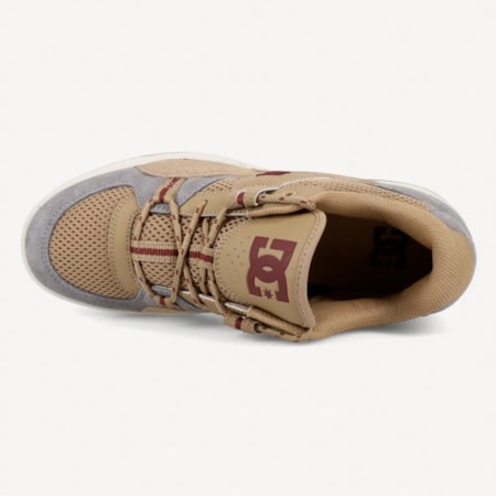 Tênis Dc Shoes Construct Imp Grey Tan Off White 