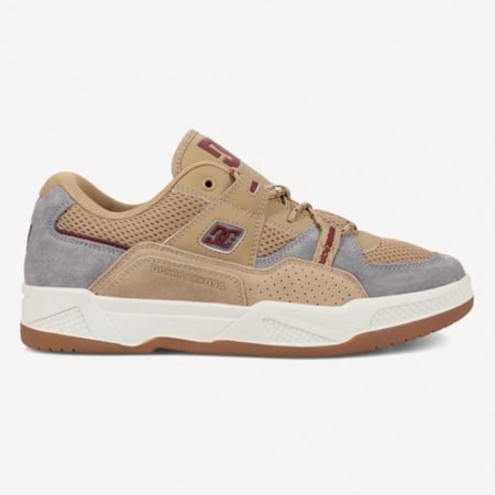 Tênis Dc Shoes Construct Imp Grey Tan Off White 